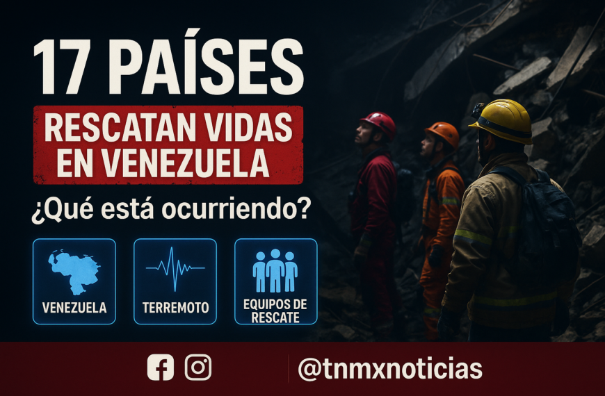 ONU confirma 17 países con rescatistas en Venezuela tras doble terremoto