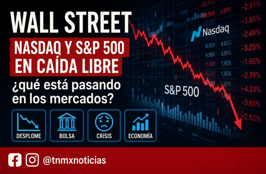 Nasdaq y S&P 500 registran su peor caída del año por IA y Fed