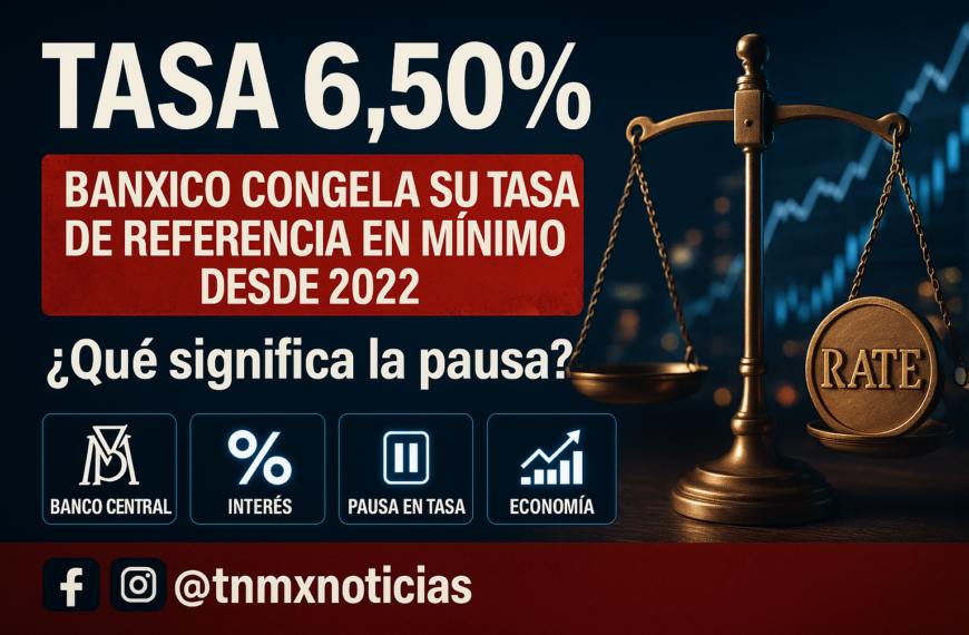 Banxico mantiene tasa en 6.50% y anticipa expansión en segundo trimestre 2026