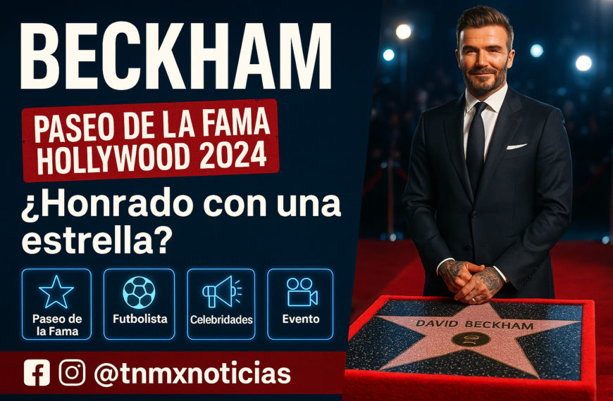 Beckham en Hollywood: El fútbol conquista el Paseo de la Fama