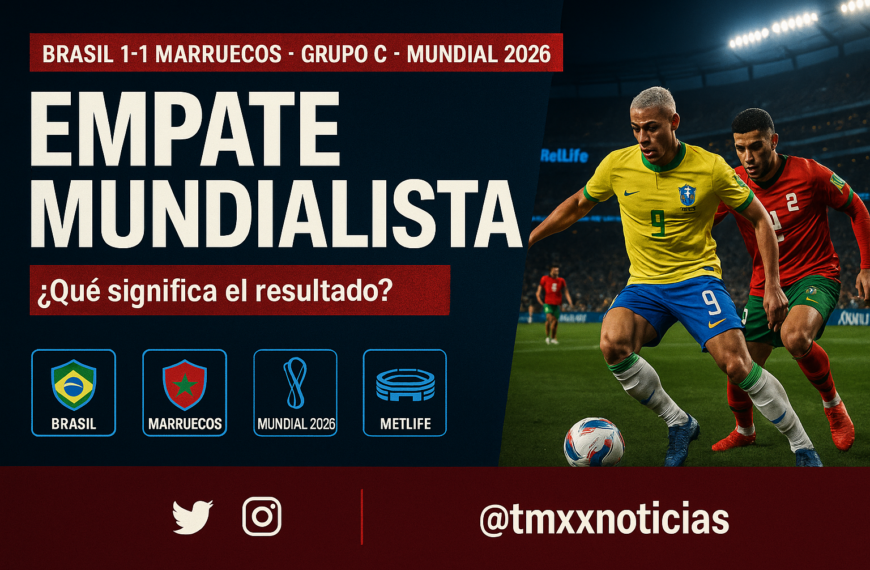Brasil y Marruecos empatan 1-1 en debut del Grupo C del Mundial 2026