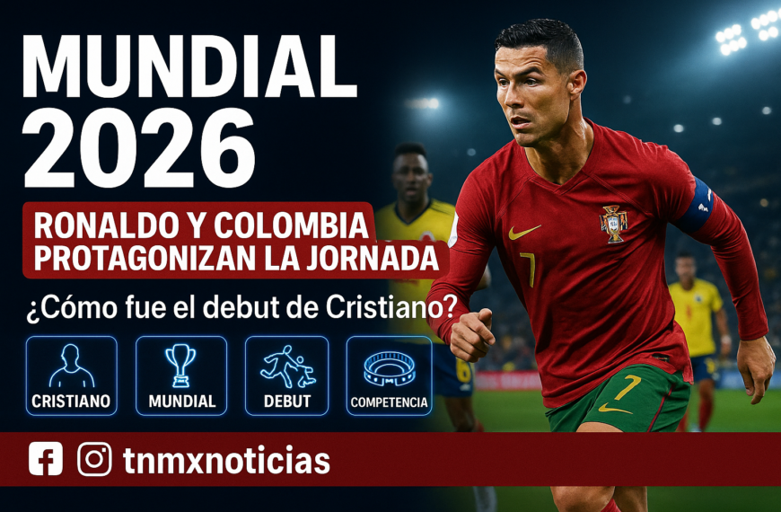 CR7 empata en su último Mundial; Colombia debuta en el Azteca