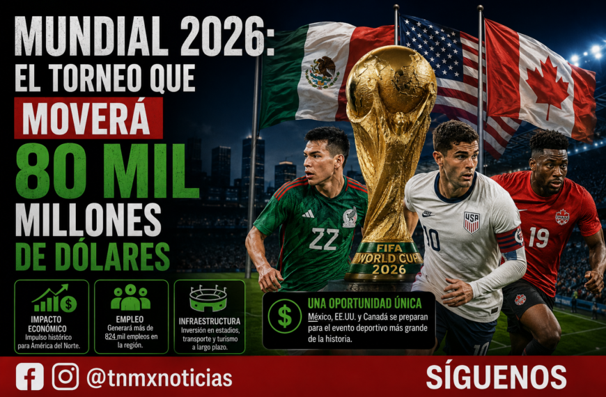 Mundial 2026: El torneo que moverá 80 mil millones de dólares