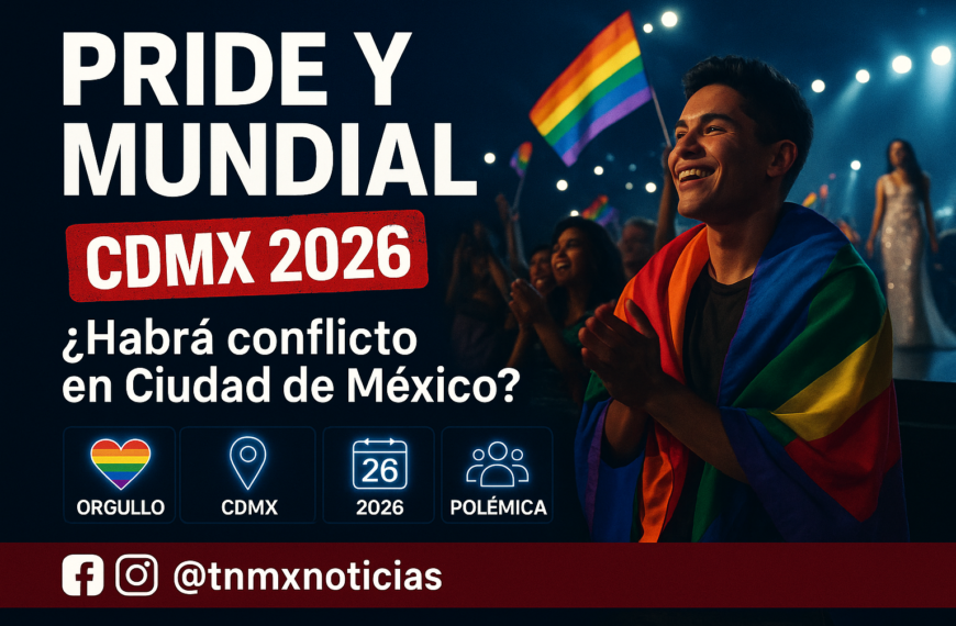 Pride 2026 en CDMX: la marcha del orgullo desafía al Fan Fest
