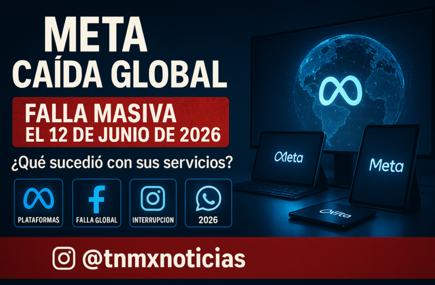 Meta sufre caída global el 12 de junio con 104 mil reportes