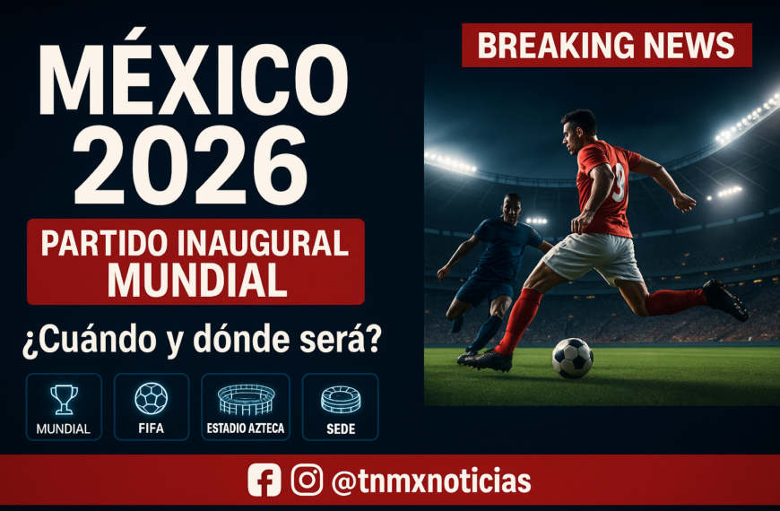 México debuta en el Mundial 2026 ante Sudáfrica en partido inaugural