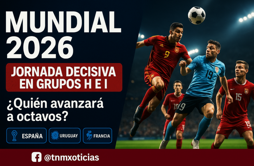 Mundial 2026: España vs Uruguay y Francia vs Noruega, jornada decisiva en grupos H e I