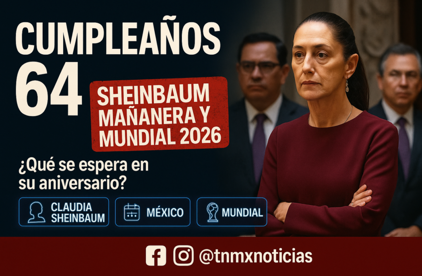 Sheinbaum cumple 64 años: mañanera, asueto y México vs Chequia