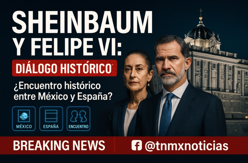 Sheinbaum recibirá a Felipe VI el 25 de junio en Palacio Nacional