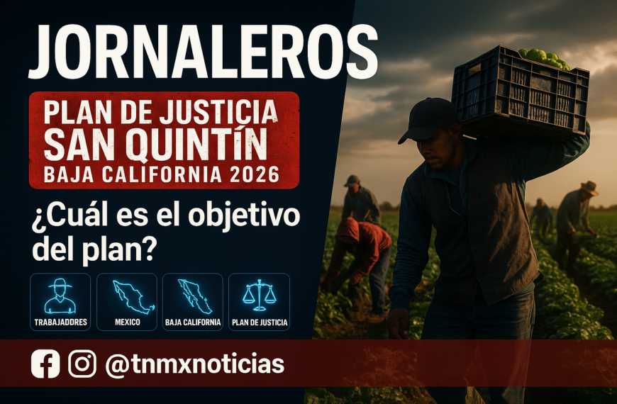 Sheinbaum supervisa Plan de Justicia para jornaleros de San Quintín, BC