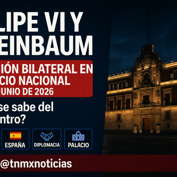 Sheinbaum recibe a Felipe VI en Palacio Nacional el 25 de junio