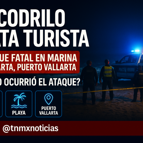 Turista de CDMX muere arrastrado al mar por cocodrilo en Puerto Vallarta