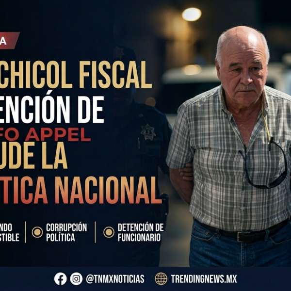 FGR detiene a Ruffo Appel por huachicol fiscal; Morena y Somos México se enfrentan