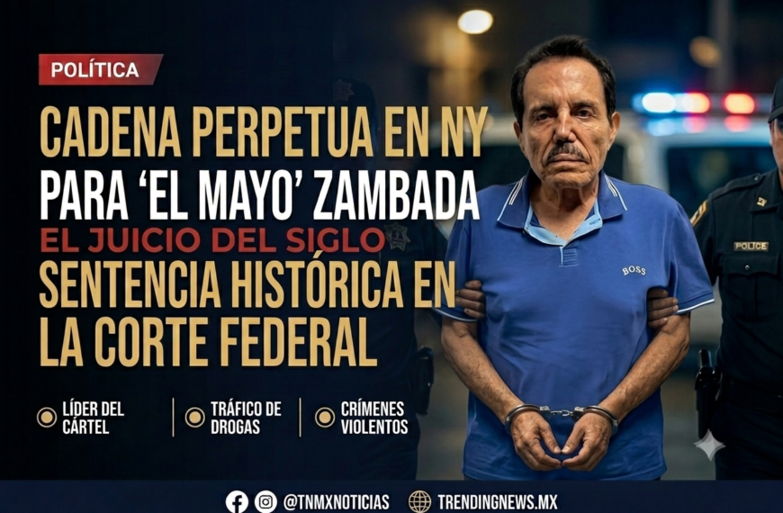 ‘El Mayo’ Zambada recibe cadena perpetua en corte federal de Brooklyn