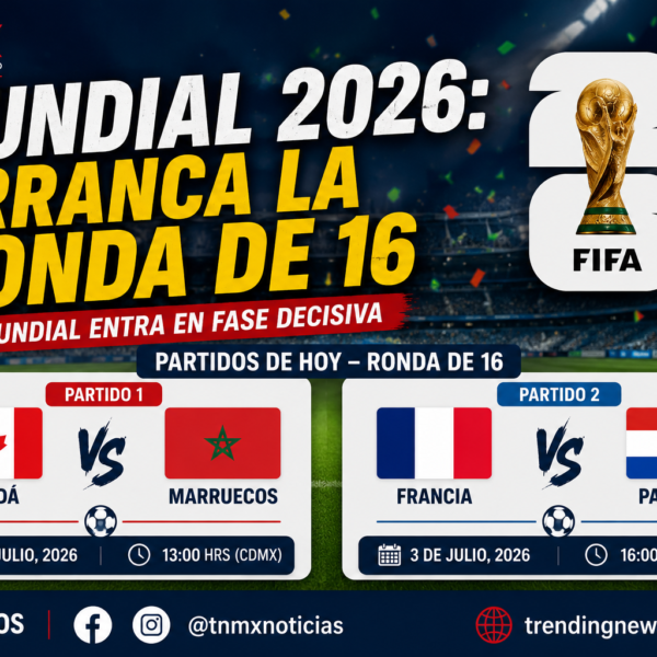 Mundial 2026: Arranca la ronda de 16 con Canadá-Marruecos y Francia-Paraguay