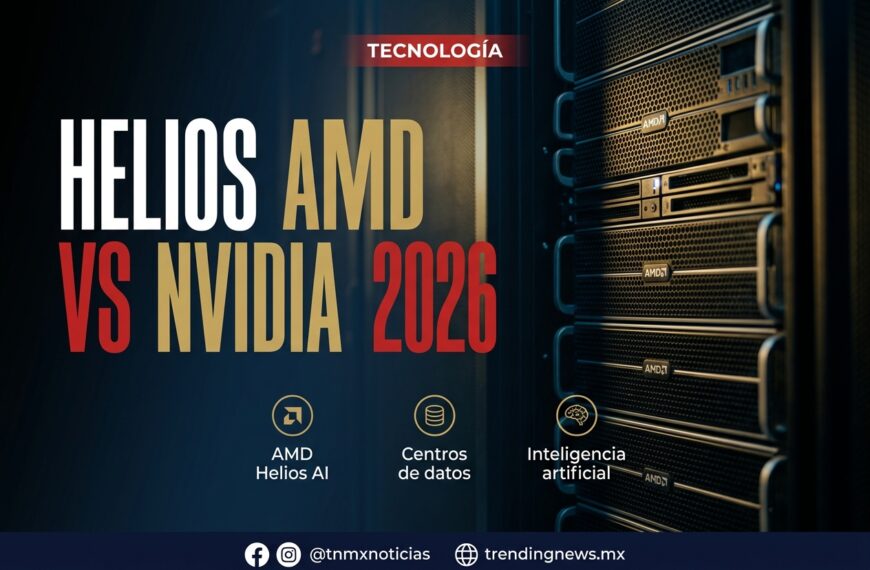 AMD lanza Instinct MI455X y rack Helios con 72 GPUs para desafiar a Nvidia
