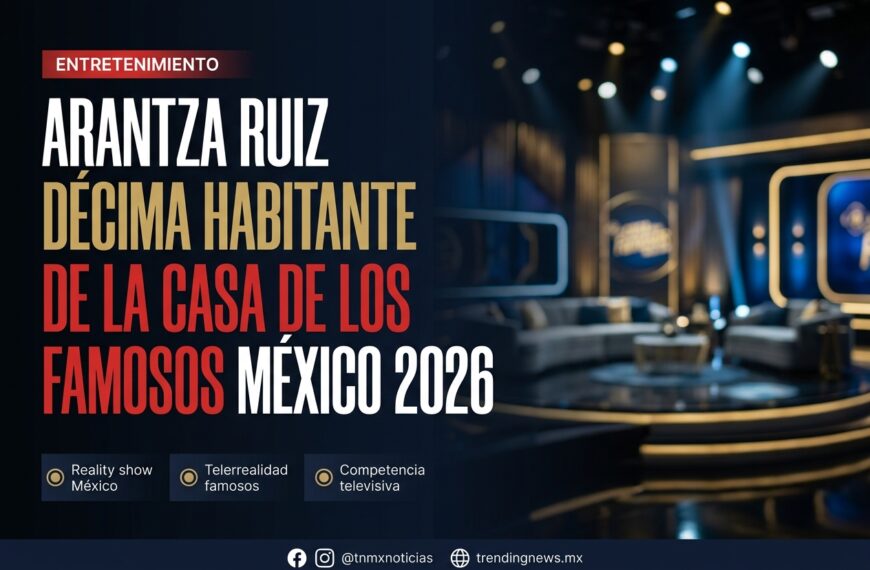 Arantza Ruiz es la décima habitante de La Casa de los Famosos México 2026
