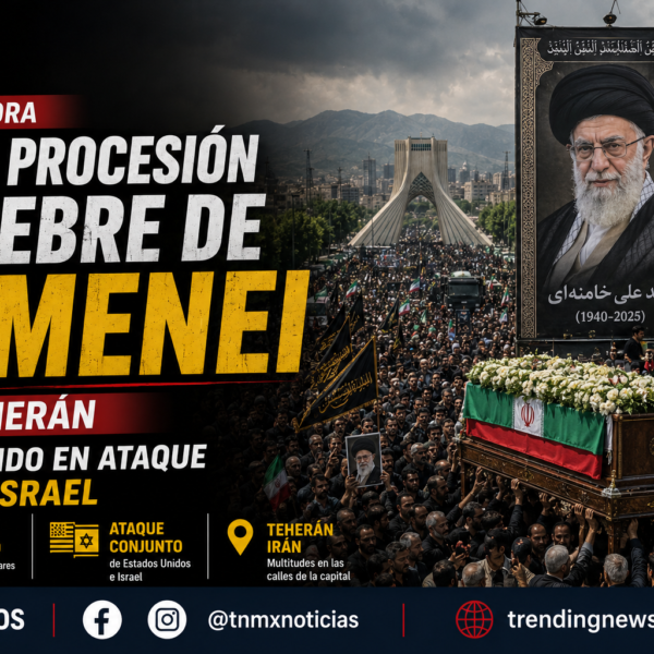 Inicia procesión fúnebre de Jamenei en Teherán; fue abatido en ataque de EU e Israel