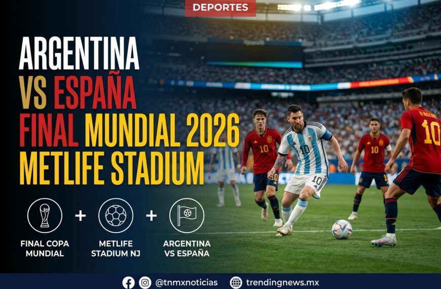 Argentina vs España: Final del Mundial 2026 hoy en MetLife Stadium