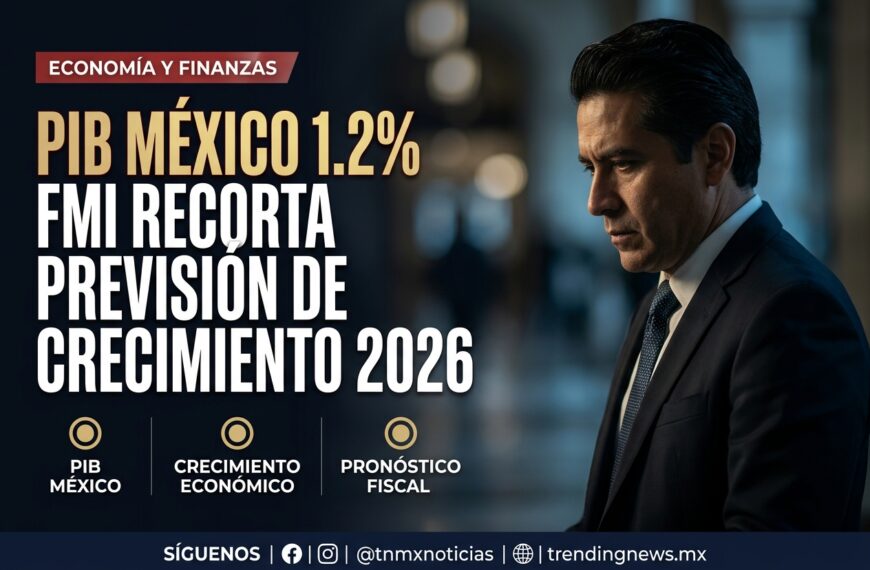 FMI recorta PIB de México a 1.2% en 2026 por incertidumbre