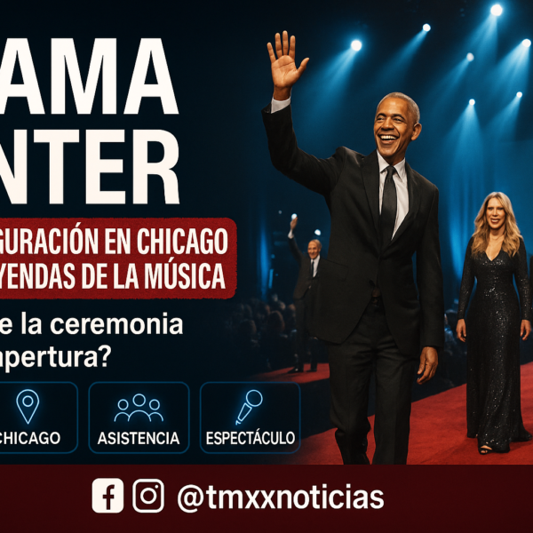 Centro Obama abre con Springsteen, Wonder y una docena de estrellas