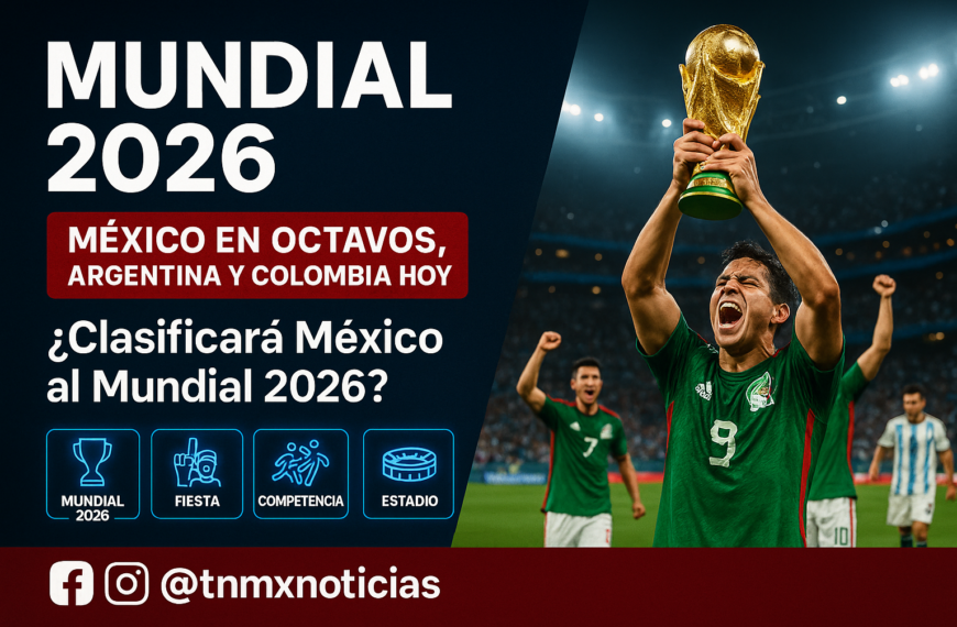 México en octavos; Argentina vs Cabo Verde y Colombia vs Ghana hoy en el Mundial 2026