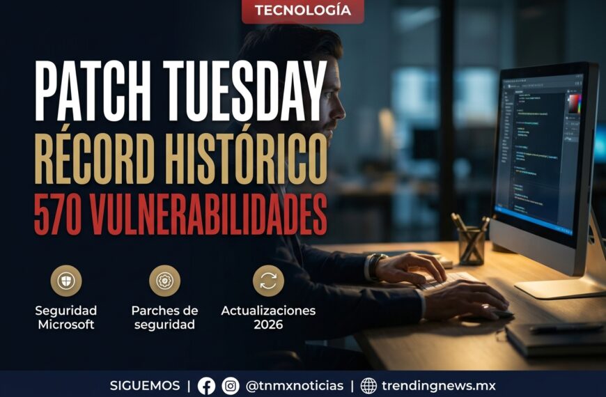 Microsoft rompe récord con 570 fallas corregidas en Patch Tuesday julio 2026