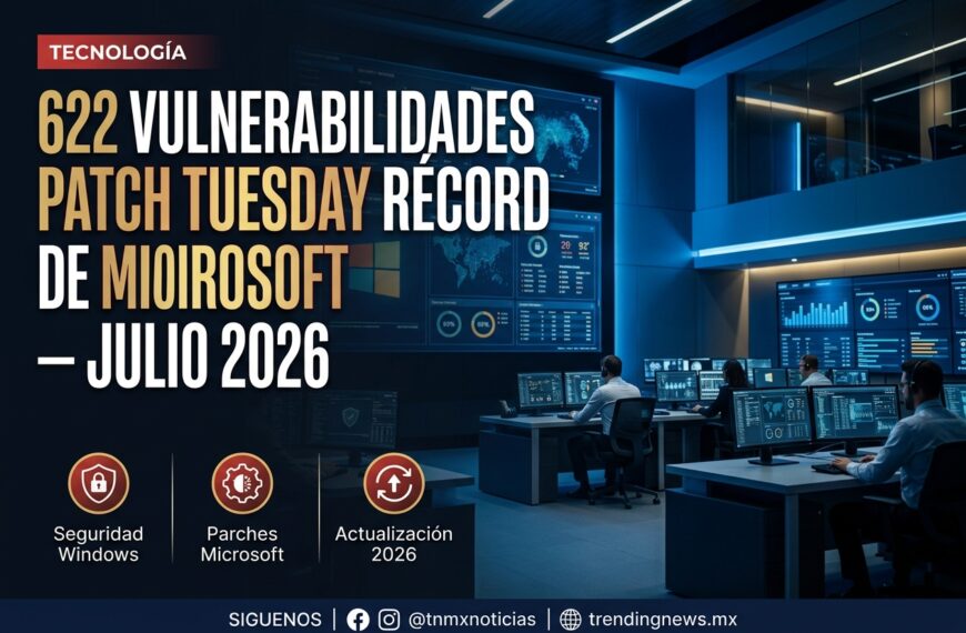Microsoft rompe récord histórico: 622 vulnerabilidades corregidas en julio 2026