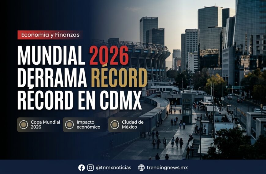 Mundial 2026: derrama de hasta 66 mil mdp y récord de empleo en CDMX