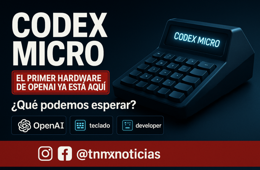 OpenAI lanza hoy Codex Micro: su primer hardware para devs