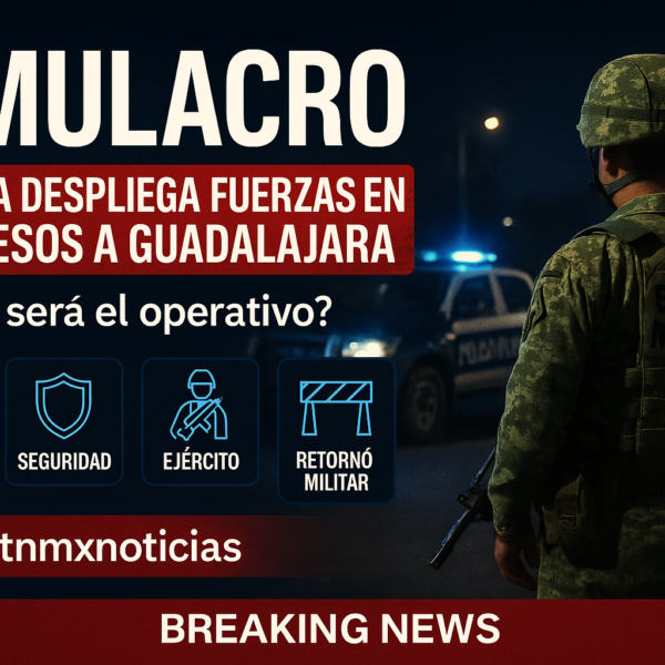 Sedena coordina simulacro de bloqueos en 7 accesos a Guadalajara
